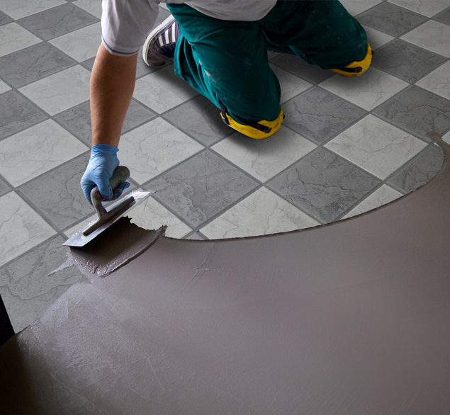 Materica може да се полага върху стари керамични покрития, положени върху подове или стени.