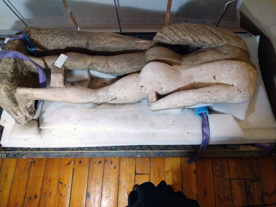 Втората статуя, както и първата, открита през сезон 2024 в Големия канал, според изкуствоведския анализ датирана от времето на император Марк Аврелий (II в.)