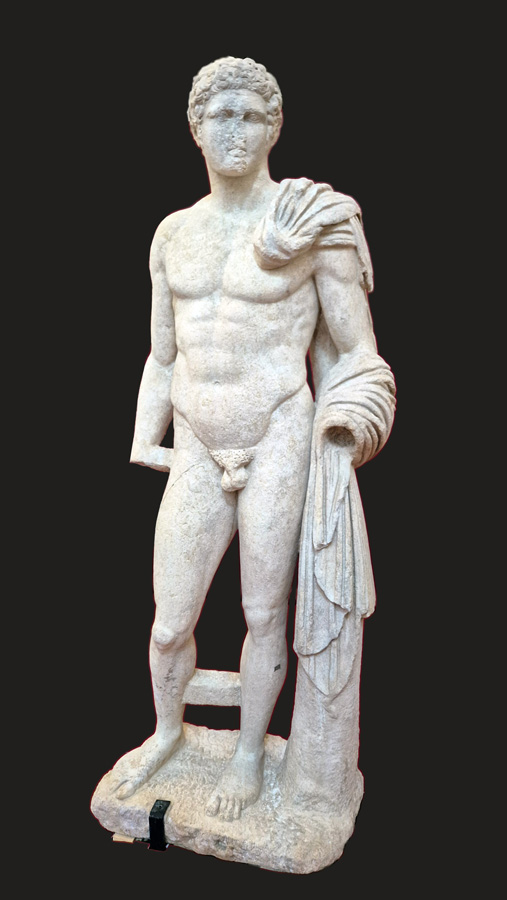 За безопасното укрепване и изправяне на статуята от Хераклея Синтика се налага да бъдат използвани въглеродни пръти (карбонови анкери) ARMOSHIELD BC - технология, осигуряваща надеждна стабилност без визуално вмешателство, а за консолидиране на камъка е използвана също нано-варовата система CaLoSil® IP25.