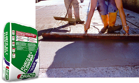 Super-fluid pre-mixed mortar , fibre-reinforced , shrinkage-compensated with air curing Ideal for structural restorations on concrete by pouring Layer thickness from 1 to 5 cm