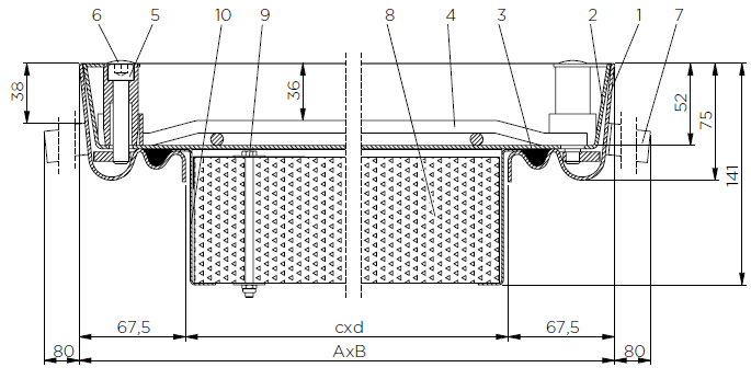 BV-Thermo поцинкована стомана и BVE-Thermo неръждаема стомана са капаци за шахта с топлоизолация