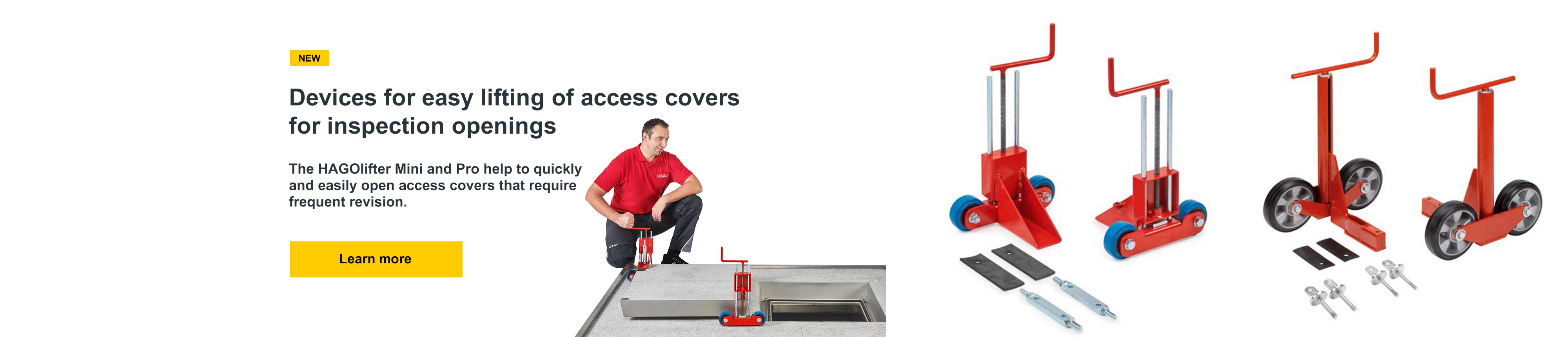 How to lift heavy access covers more easily?