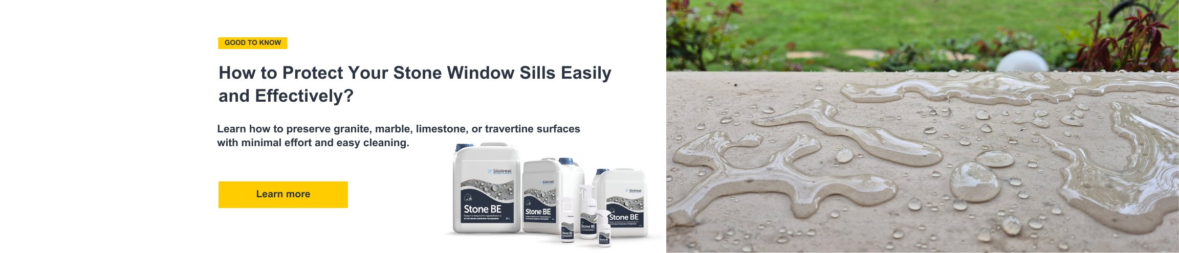 Learn how to preserve granite, marble, limestone, or travertine surfaces with minimal effort and easy cleaning.