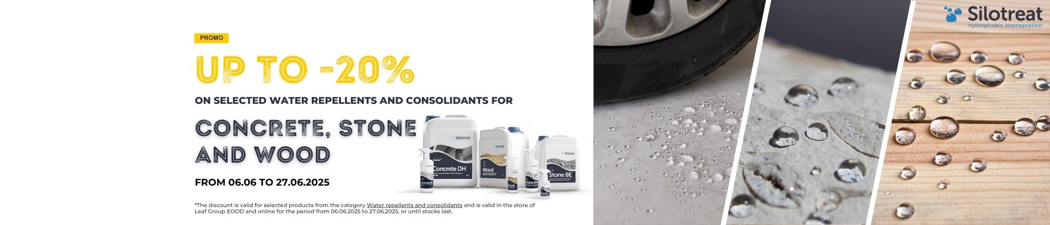 Promo 06.2025 Water repellents and consolidants