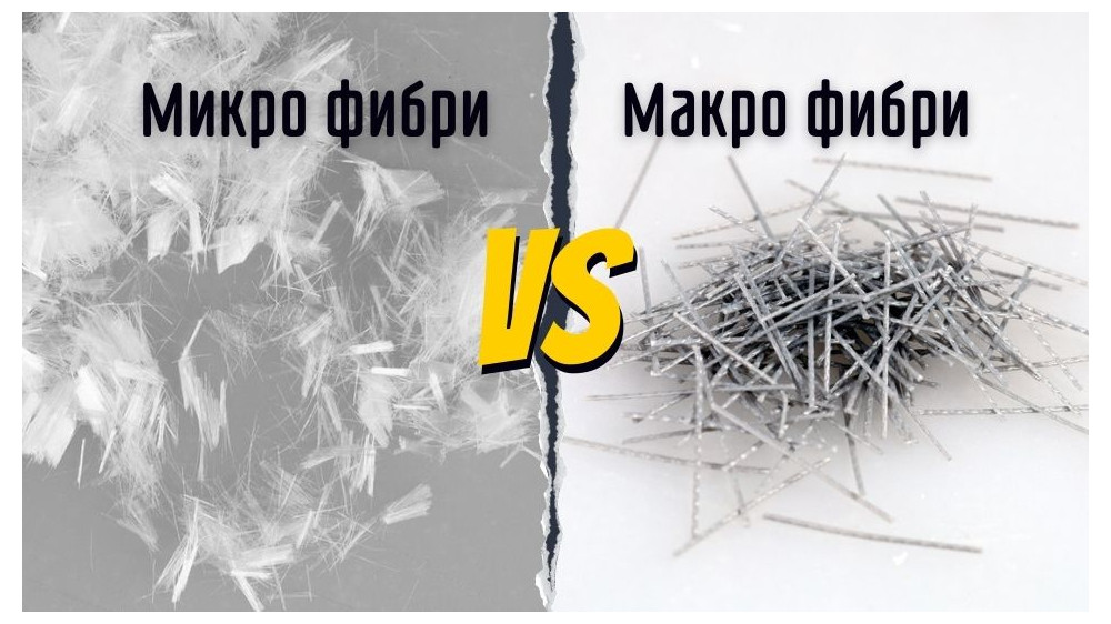 Макро или микро синтетични фибри в бетона - каква е разликата?