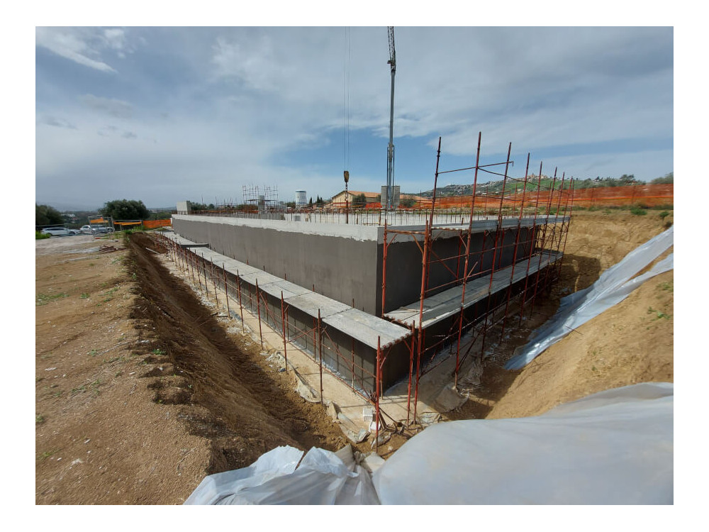 Хидроизолация на подземна винарна в Абруцо