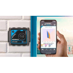 Tramex Feedback DataLogger DL-RHTA e уред, който реализира до 100 000 записа на температурата, относителната влажност и точка на оросяване в околната среда, предавайки ги безжично към мобилното приложение на Вашия телефон, използвайки технологиятa Bluetooth BLE.