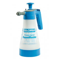 1 l foam sprayer GLORIA FoamMaster FM 10 is equipped with hard-wearing FKM seals as well as an integrated flat jet nozzle with a 110° spray angle and transforms cleaning agents into effective cleaning foam that can intensely take effect on the surface to be treated and achieve in-depth cleaning results. Moreover, cleaning foam is economical in use, and considerably less agent is needed.