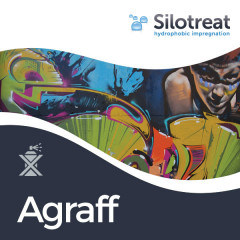 SiloTreat® Agraff е продукт за отблъскване на вода, маслени и водоразтворими бои за графити от минерални строителни материали.