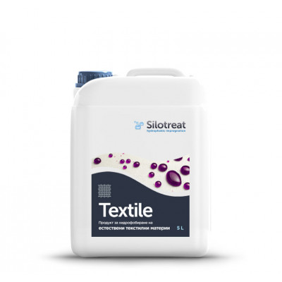 SiloTreat® Textile е уникална система на база силоксан, предназначена за хидрофобиране и олеофобиране на естествени текстилни материали.
Благодарение на повишеното, повърхностно напрежение, тъканите не попиват в дълбочина попадналата върху тях вода, течности и други замърсители.
SiloTreat® Textile благоприятства лесното поддържане на обработените с него тъкани и запазва дишащата способност.