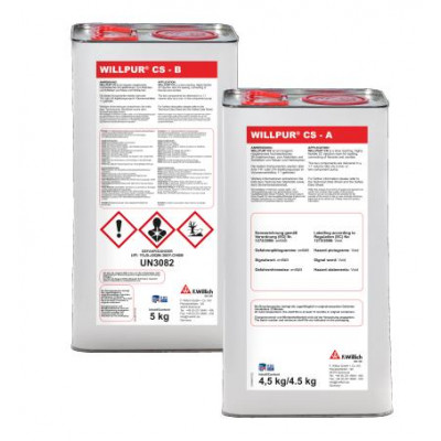 WILLPUR® CS is a slow reacting, very elastic two-component polyurethane resin.
WILLPUR® CS is used to close, seal and expand cracks in concrete and to grout injection hoses, for sealing and consolidating cracks and fissures in rock or for sealing and consolidating soil.
