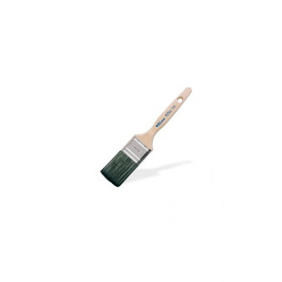 A flat paint brush with a comfortable wooden handle, synthetic bristles and a stainless-steel ferrule. The flexible and absorbent bristles ensure smooth paint application and a professional finish.
Designed for professional use, the brush is resistant to thinners and rust, offering excellent durability and control.
