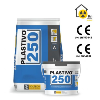Хидроизолацията PLASTIVO 250 е подходяща за основи, мазета, подземни гаражи, басейни и резервоари, включително за питейна вода. Използва се върху бетон, циментови блокове и предварително изравнена смесена зидария при умерени слягания и/или движения на конструкцията.