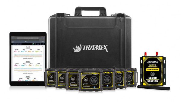 The Tramex Remote Environmental Monitoring System, TREMS, is the way forward for monitoring and recording temperature, relative humidity, dew point, and humidity ratio grams per kilo/grains per pound