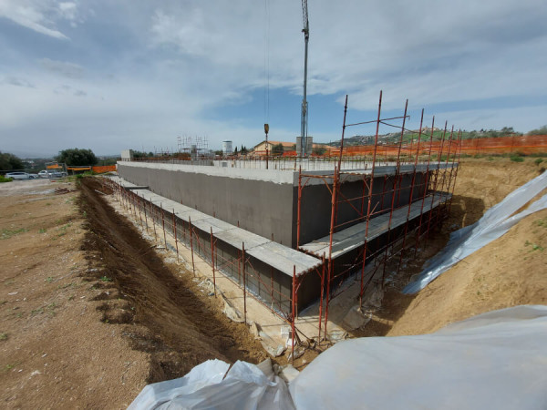 Хидроизолация на подземна винарна в Абруцо