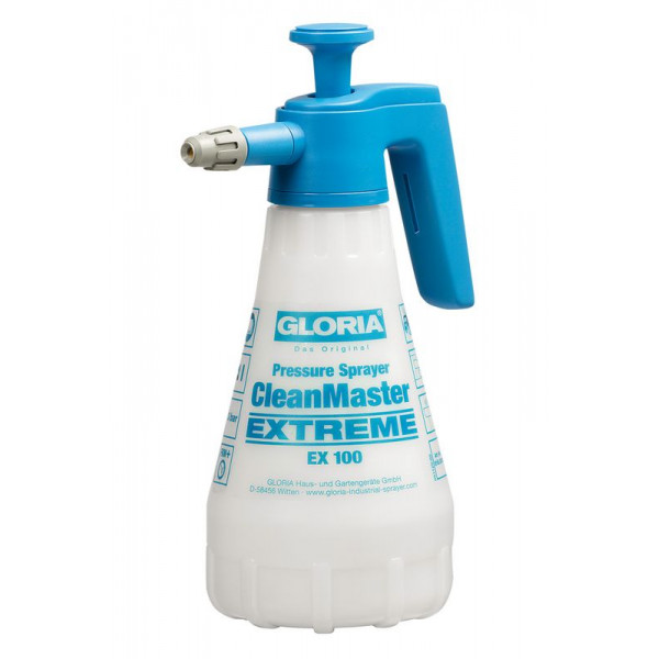 The hand sprayer CleanMaster EXTREME EX 100 is a real expert when it comes to the application of solvent-containing media, such as brake or wheel cleaners as well as tar or stain removers.