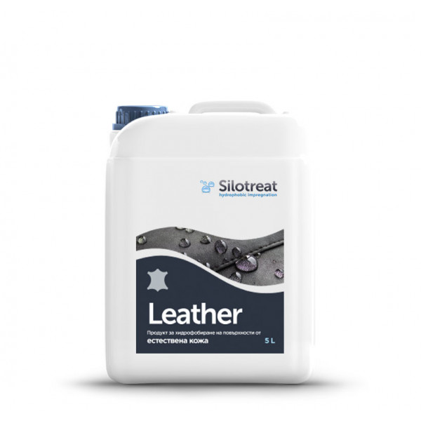 SiloTreat® Leather е хидрофобизатор за изделия от естествена кожа. SiloTreat® Leather повишава напрежението между повърхността на кожата и попадналите върху нея вода и други течности, предотвратявайки попиването им в дълбочина.