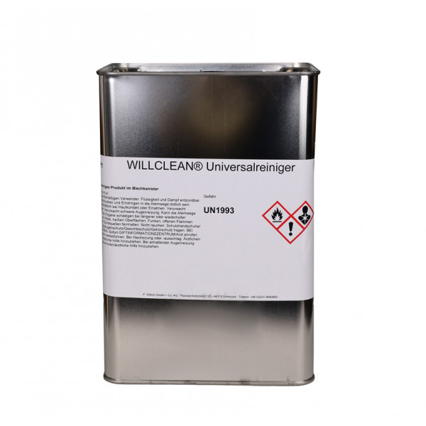 WILLCLEAN® UNIVERSALREINIGER is a high-quality, universal cleaning agent for degreasing and cleaning injection pumps and tools used to process injection construction materials.
WILLCLEAN® UNIVERSALREINIGER is precisely matched to the injection construction materials from F.Willich and can also be used to clean metallic and mineral surfaces.