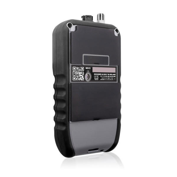 The MEX5 measures moisture content in wood and drywall and provides comparative readings in various building materials such as roofing, plaster, tile and masonry.