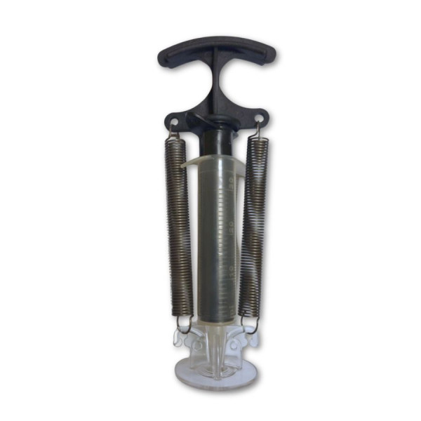 Самоинжектиращото устройство за фини пукнатини в бетон и замазка. Самоинжектиращото устройство се използва, когато е необходим нисък инжекционен натиск (около 1 bar) на циментова суспензия, епоксидна смола, полиуретанова смола и дълго време на престой, за да се осигури успешен резултат (например при много фини пукнатини).